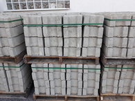 Betonsockel für Mobilzäune