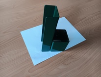 Halterung für 3D-Deckenplatten - einseitig 60x60 grün