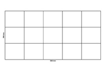 Gabionennetz 500x300 mm, Maschenweite 100x100 mm