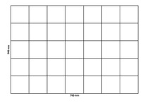 Gabionennetz 700x500 mm, Maschenweite 100x100 mm