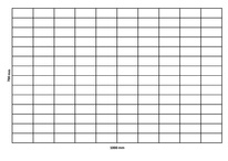 Gabionennetz 1000x700 mm, Maschenweite 100x50 mm