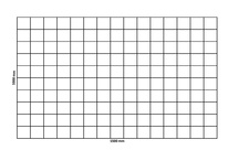 Gabionennetz 1500x1000 mm, Maschenweite 100x100 mm