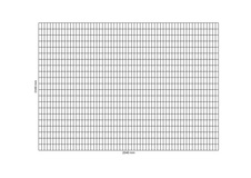 Gabionennetz 2040x2100 mm, Maschenweite 33x100 mm