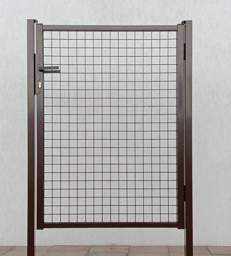 Gartentor 940x1560 braun - links
