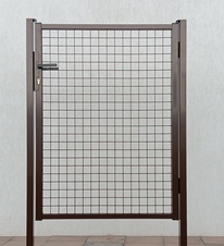Gartentor 940x1560 braun - links