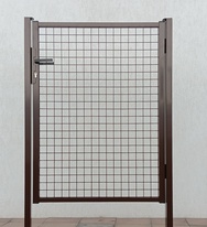 Gartentor 940x1210 braun - links