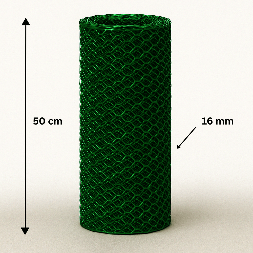 Sechseckiges Netz aus Poplastik 16/1.0/500/10m