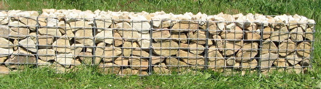 Gabionennetz 500x500 mm, Maschenweite 100x100 mm