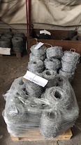 YOWA verzinkter Stacheldraht - 10 kg 