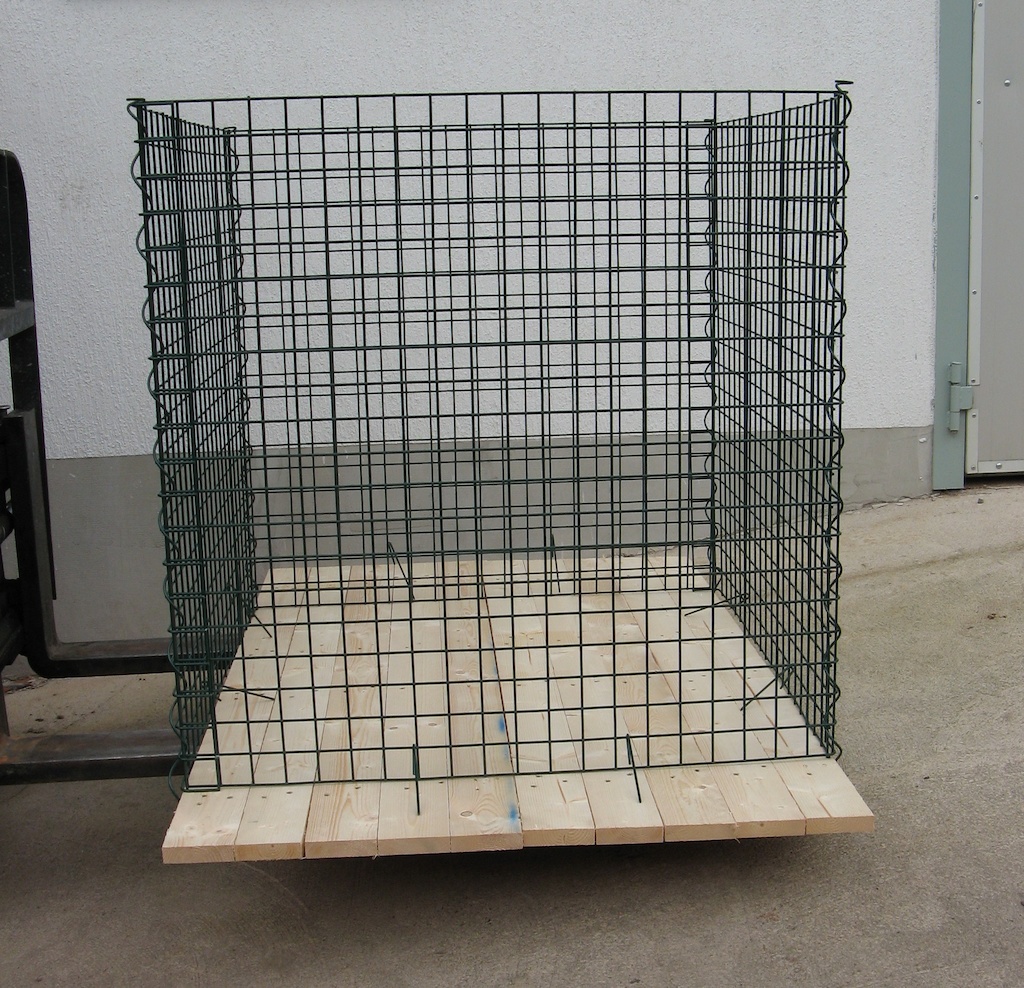 Grüner Komposter 1x1x1m