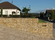Gabionennetz 1500x300 mm, Maschenweite 100x50 mm