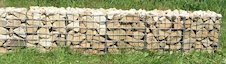 Gabionennetz 1500x400 mm, Maschenweite 100x100 mm