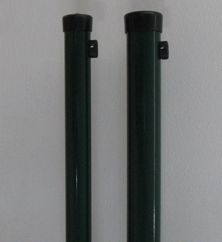 Kunststoffbeschichtete Säule grün 48/3000