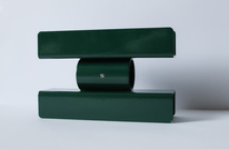 Bodenplattenhalter - doppelseitig 38 - grün