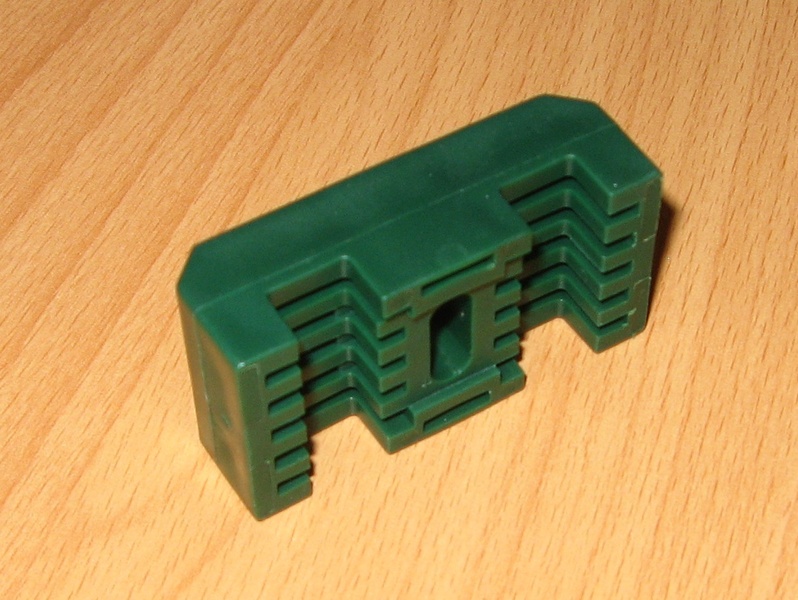 Klemme 3D - Kunststoff grün 