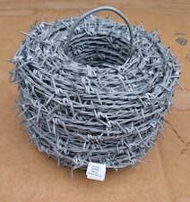 Stacheldraht grau