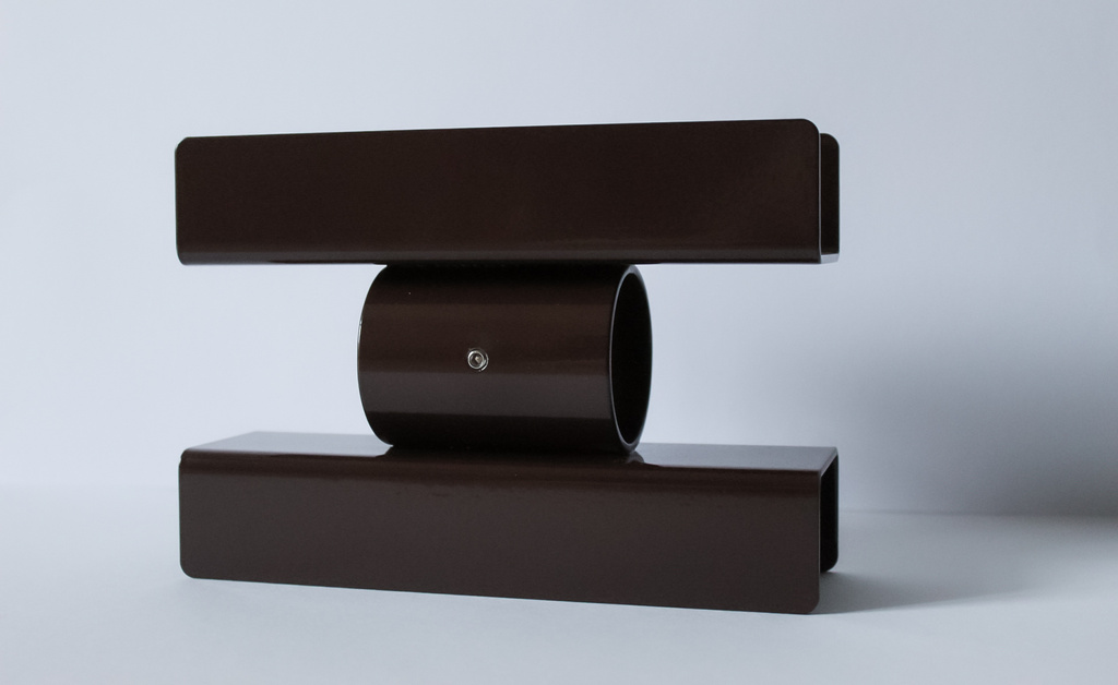 Bodenplattenhalter - doppelseitig 38 - braun