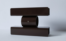 Bodenplattenhalter - doppelseitig 38 - braun
