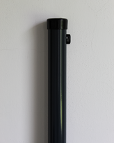 Säule schwarz kunststoffbeschichtet 38/2000