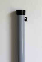 Kunststoffbeschichtete Säule grau 48/2100 